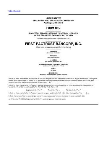 Thumbnail Banc of California 10-Q Quarterly Report FY 