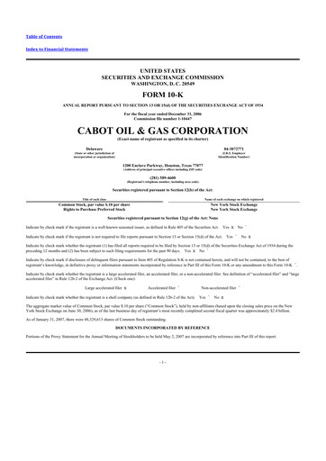 Thumbnail Coterra Energy 10-K Annual Report 