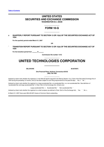 Vorschaubild RTX 10-Q Quartalsbericht  