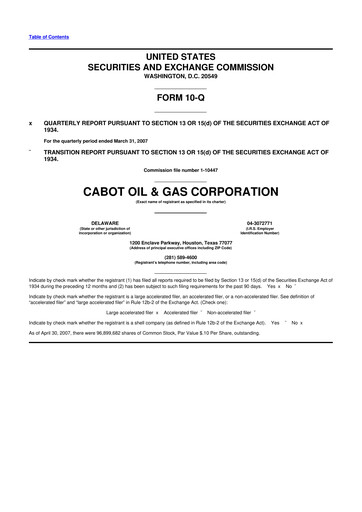Thumbnail Coterra Energy 10-Q Quarterly Report FY 