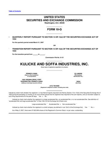 Thumbnail Kulicke and Soffa Industries 10-Q Quarterly Report FY 