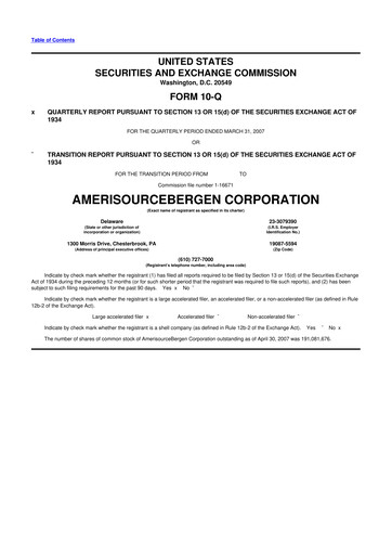 Thumbnail Cencora 10-Q Quarterly Report FY 