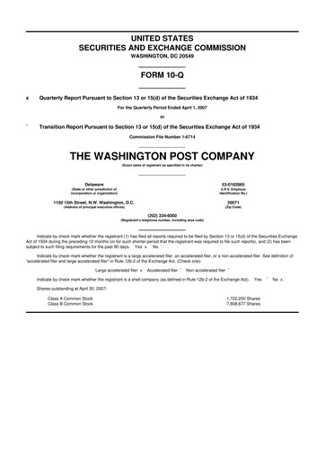 Thumbnail Graham Holdings 10-Q Quarterly Report FY 