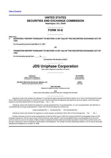 Thumbnail VIAVI Solutions
 10-Q Quarterly Report FY 