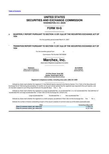Thumbnail Marchex 10-Q Quarterly Report FY 