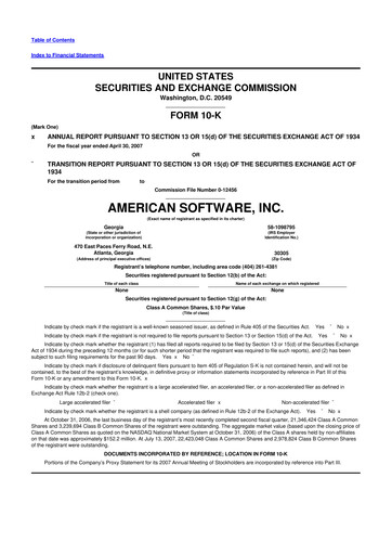 Thumbnail Logility Supply Chain Solutions 10-K Annual Report 