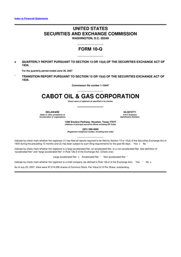 Thumbnail Coterra Energy 10-Q Quarterly Report FY 