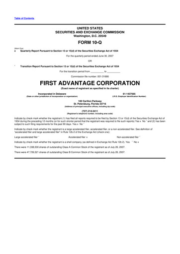 Thumbnail First Advantage 10-Q Quarterly Report FY 