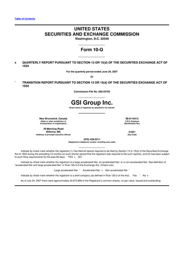 Miniature Novanta 10-Q Rapport trimestriel  