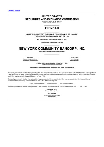 Thumbnail Flagstar Bank 10-Q Quarterly Report FY 