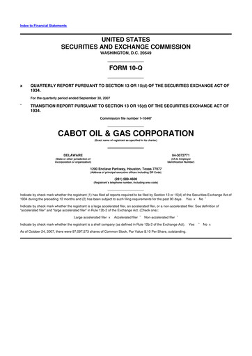Thumbnail Coterra Energy 10-Q Quarterly Report FY 