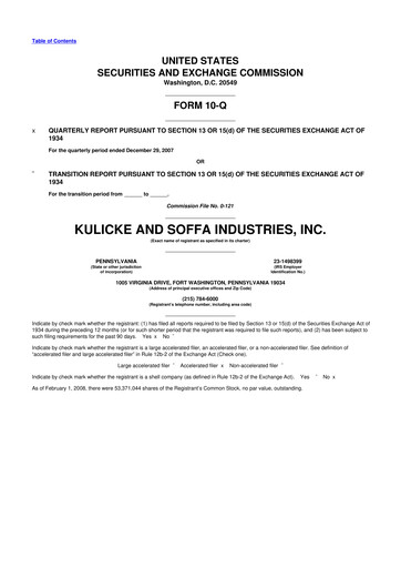 Thumbnail Kulicke and Soffa Industries 10-Q Quarterly Report FY 