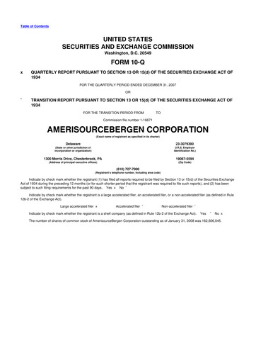 Thumbnail Cencora 10-Q Quarterly Report FY 