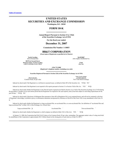 Thumbnail Truist Financial Corporation 10-K Annual Report 