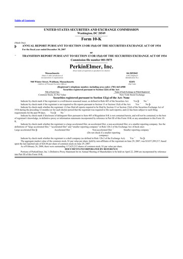 Thumbnail Revvity 10-K Annual Report 