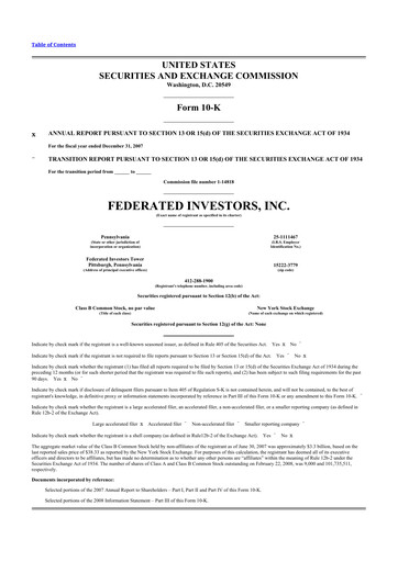 Thumbnail Federated Hermes
 10-K Annual Report 