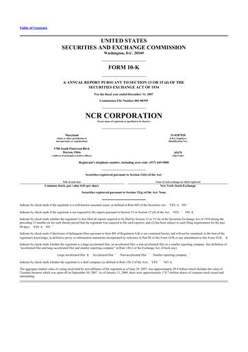 Thumbnail NCR Voyix Corporation 10-K Annual Report 