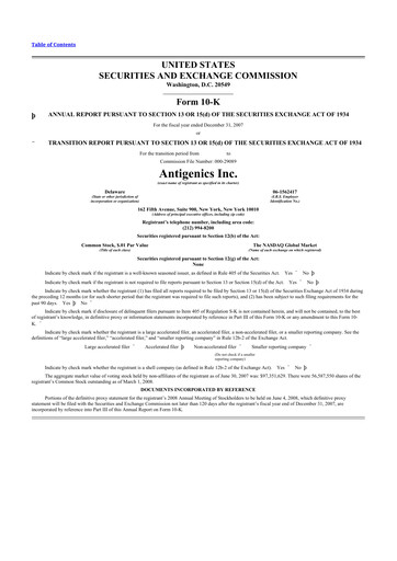 Thumbnail Agenus
 10-K Annual Report 