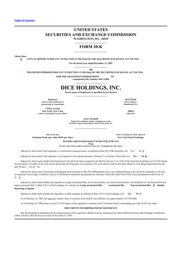 Thumbnail DHI Group 10-K Annual Report 