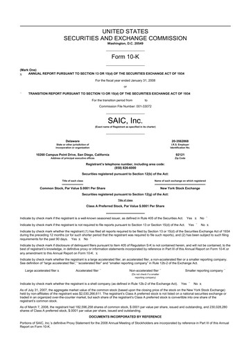 Thumbnail Leidos 10-K Annual Report 