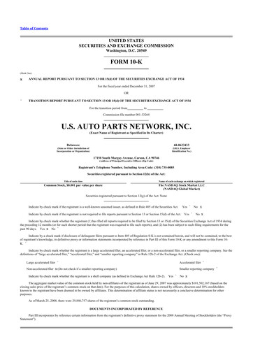 Thumbnail CarParts.com
 10-K Annual Report 