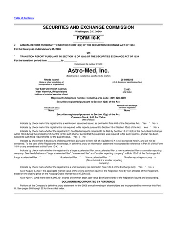Thumbnail AstroNova, Inc. 10-K Annual Report 