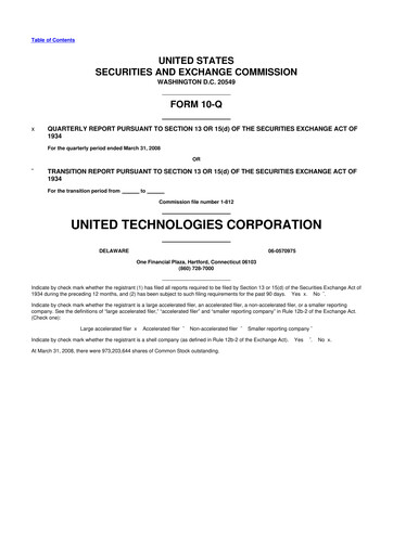 Vorschaubild RTX 10-Q Quartalsbericht  