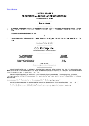 Miniature Novanta 10-Q Rapport trimestriel  