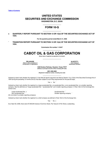 Thumbnail Coterra Energy 10-Q Quarterly Report FY 