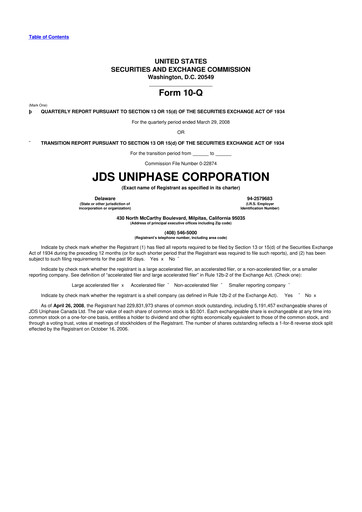 Thumbnail VIAVI Solutions
 10-Q Quarterly Report FY 