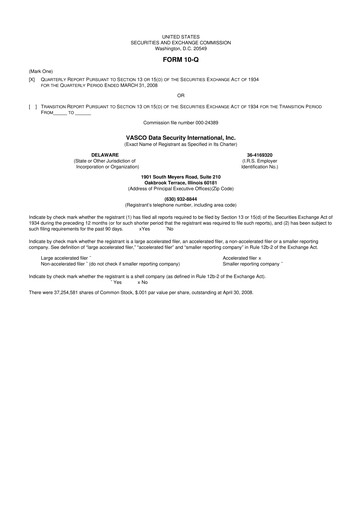 Thumbnail OneSpan 10-Q Quarterly Report FY 