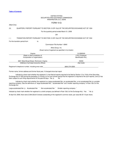 Vorschaubild Altria Group 10-Q Quartalsbericht  