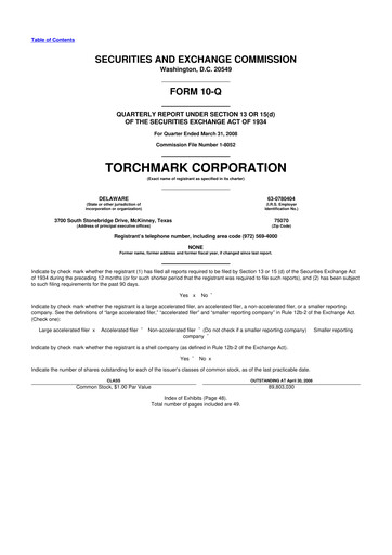 Thumbnail Globe Life
 10-Q Quarterly Report FY 