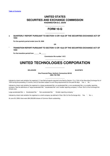 Vorschaubild RTX 10-Q Quartalsbericht  