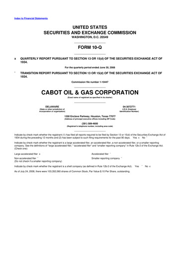 Thumbnail Coterra Energy 10-Q Quarterly Report FY 