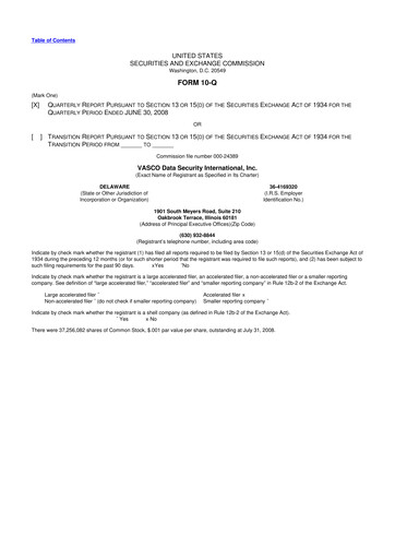 Thumbnail OneSpan 10-Q Quarterly Report FY 