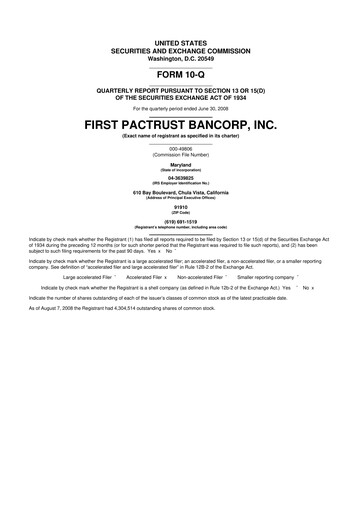 Thumbnail Banc of California 10-Q Quarterly Report FY 