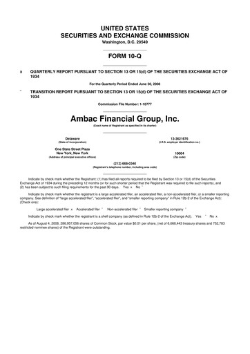 Vorschaubild Octave Specialty Group 10-Q Quartalsbericht  