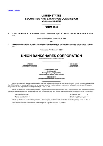 Vorschaubild Atlantic Union Bankshares 10-Q Quartalsbericht  