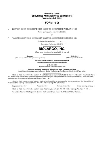 Thumbnail BioLargo 10-Q Quarterly Report FY 