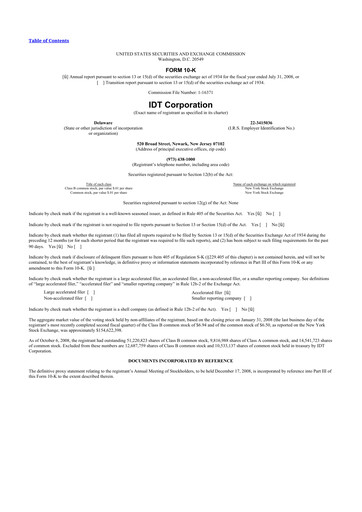 Thumbnail IDT Corporation
 10-K Annual Report 