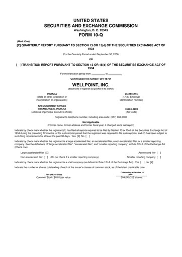 Vorschaubild Elevance Health 10-Q Quartalsbericht  