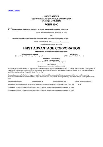 Thumbnail First Advantage 10-Q Quarterly Report FY 