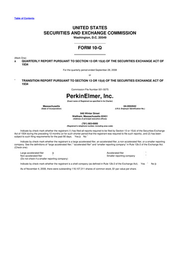 Thumbnail Revvity 10-Q Quarterly Report FY 