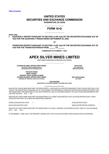 Thumbnail Golden Minerals
 10-Q Quarterly Report FY 