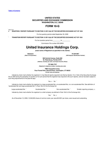 Thumbnail American Coastal Insurance Corporation 10-Q Quarterly Report FY 
