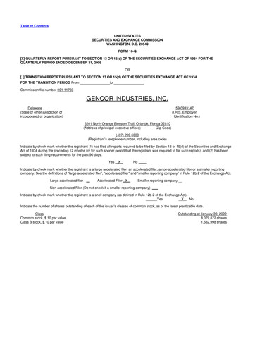 Thumbnail Gencor Industries
 10-Q Quarterly Report FY 