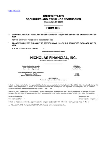 Thumbnail Old Market Capital Corporation 10-Q Quarterly Report FY 