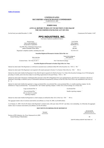Thumbnail PPG Industries
 10-K Annual Report 