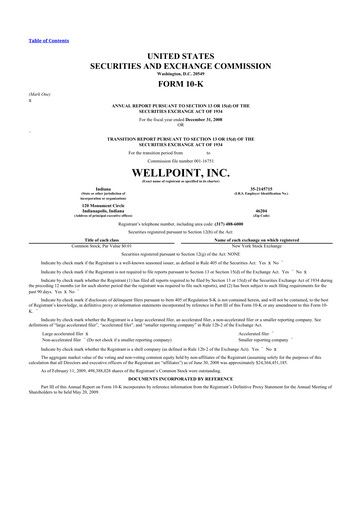 Thumbnail Elevance Health 10-K Annual Report 